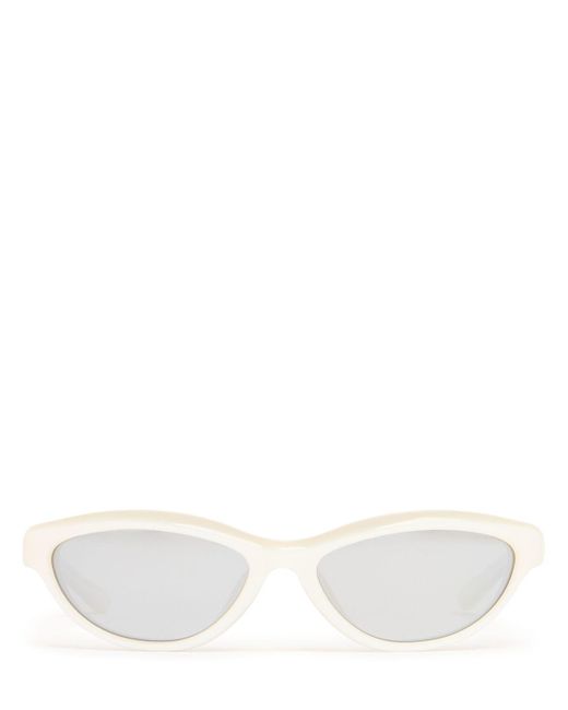 Femme Lunettes De Soleil Les Lunettes Curvo Unique Jacquemus en coloris White