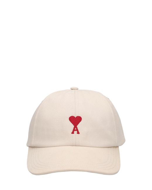 AMI Pink Red Adc Embroidery Cap