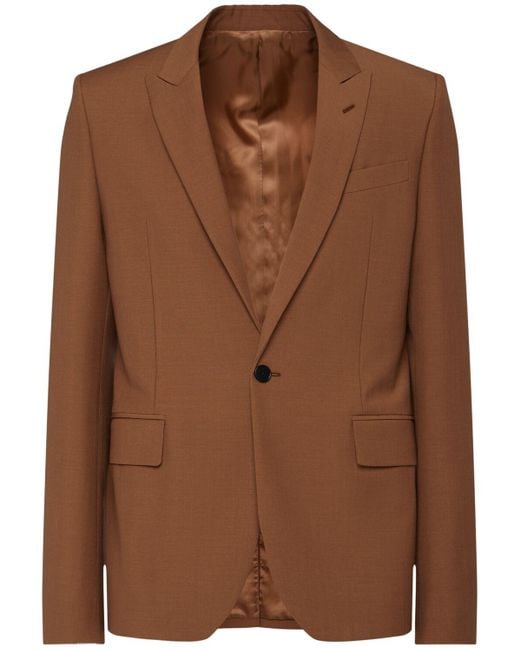 Hombre Chaqueta De Mezcla De Lana Alexander McQueen de hombre de color Brown