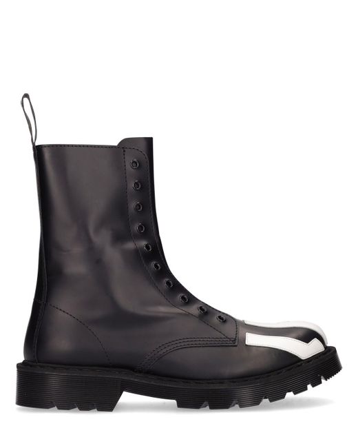 VTMNTS Let-go Leather Army Boots in Black/White (Black) for Men | Lyst
