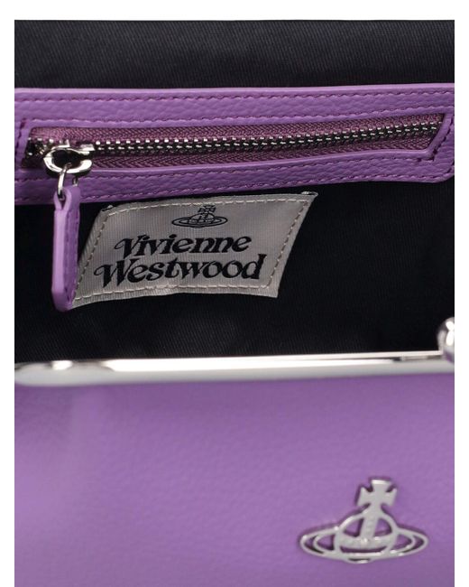 Vivienne Westwood Purple Tasche Aus Kunstleder "granny Frame"