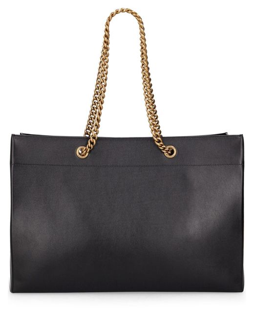 Balenciaga Black Large Duty Free Leather Tote Bag
