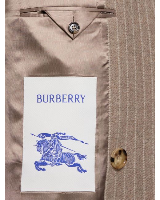 Burberry Blazer Mit Spitzem Revers in Brown für Herren