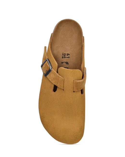 Sandales côtelées boston Birkenstock en coloris Brown