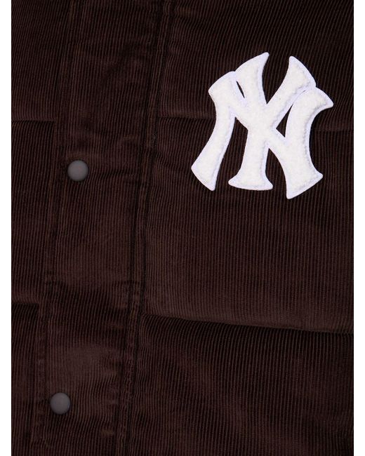 KTZ Brown New York Yankees Mlb Puffer Jacket for men