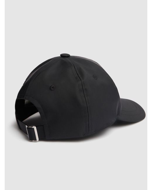 Rick Owens Black Logo Baseball Hat for men