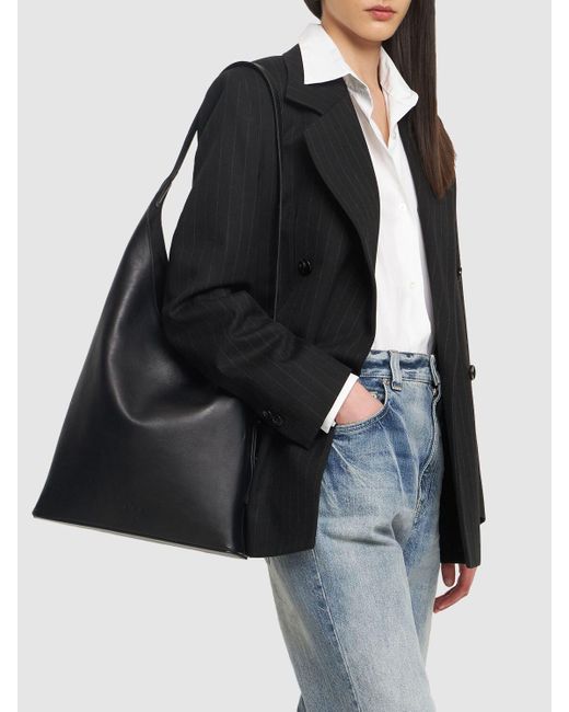 Aesther Ekme Demi Lune Shopper Leather Bag in Black Lyst UK