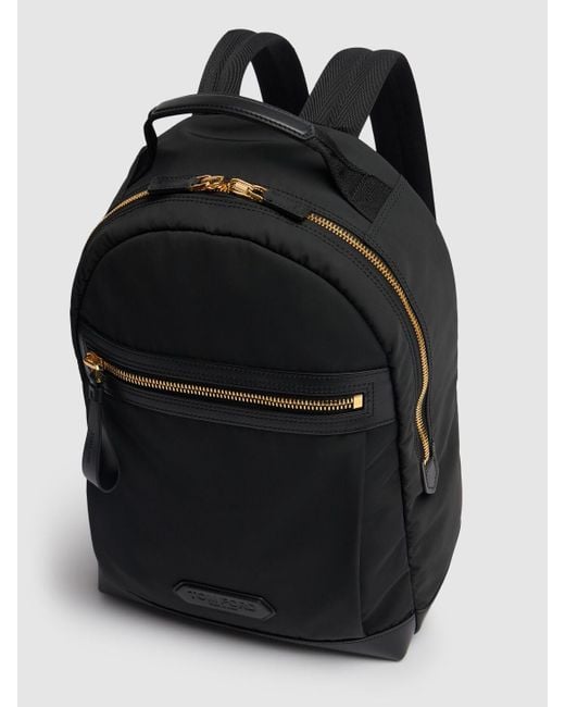 メンズ Tom Ford リサイクルナイロンバックパック Black