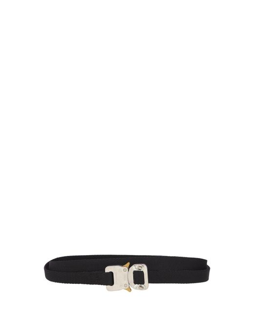 1017 ALYX 9SM White Small Rollercoaster Buckle Belt