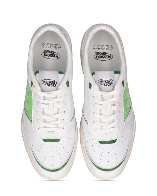 Missoni Green Basket New Low Sneakers for men