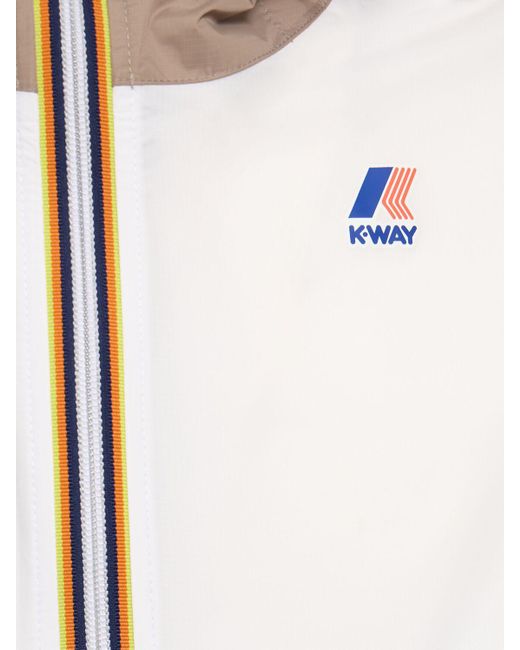K-Way White Le Vrai 3.0 Claude Jacket for men