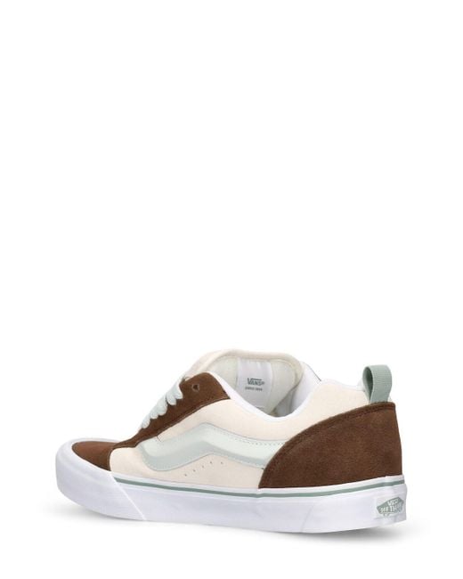 Vans White Knu Skool Sneakers