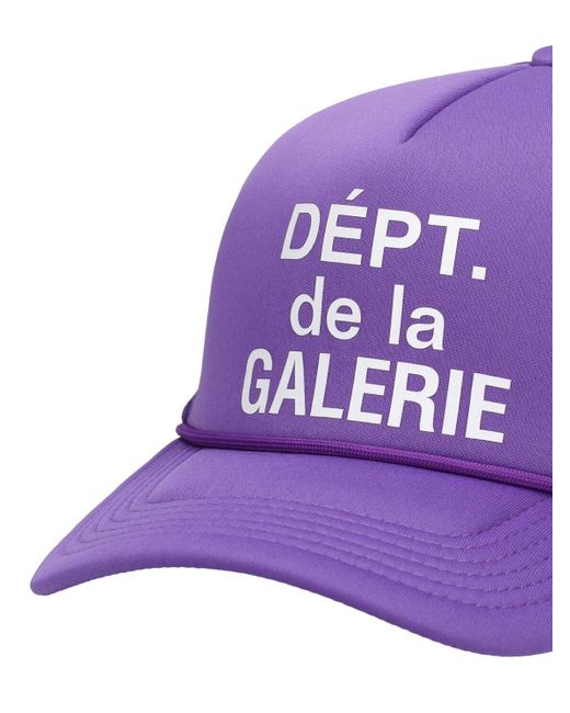 GALLERY DEPT. Purple French Logo Trucker Hat for men