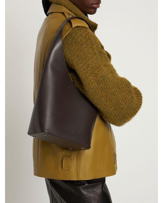 Aesther Ekme Demi Lune Shoulder Bag in Brown