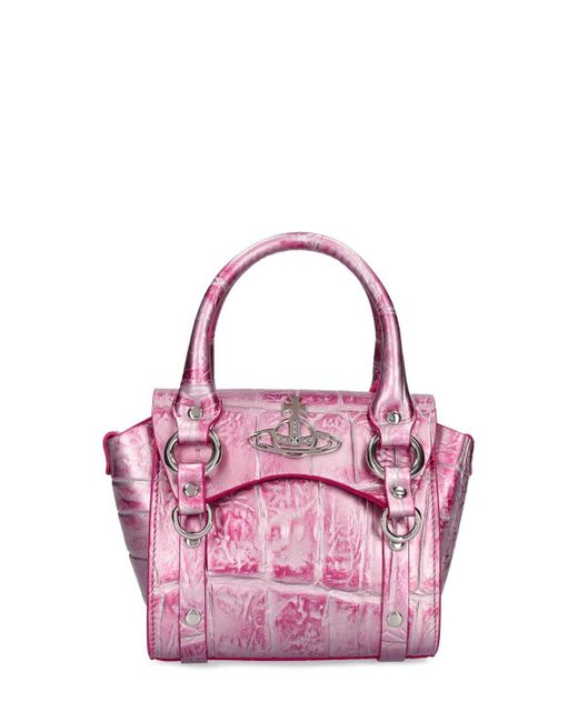 Vivienne Westwood Pink Mini Tasche Mit Kette "betty"