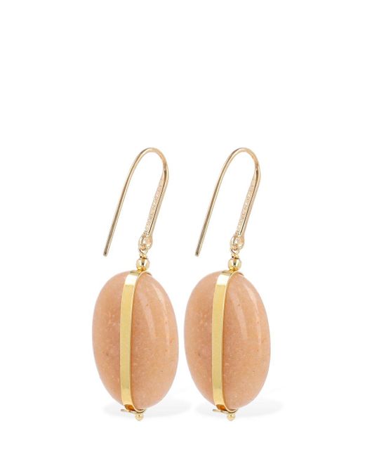 Isabel Marant White Stones Drop Earrings