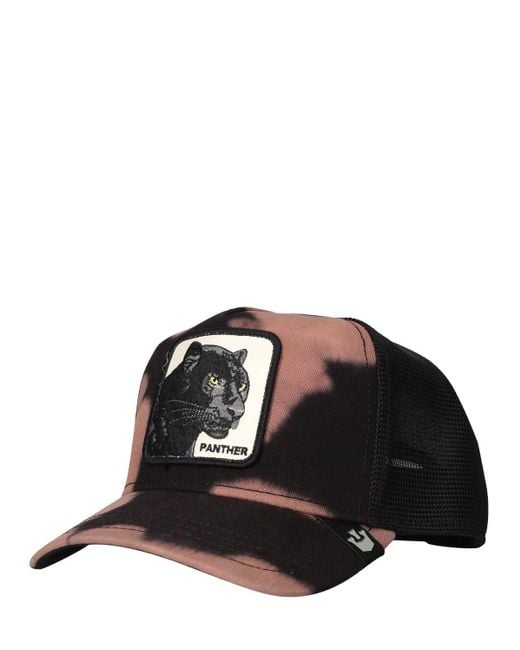 Goorin Bros Black Acid Panther Trucker Hat W/ Patch for men