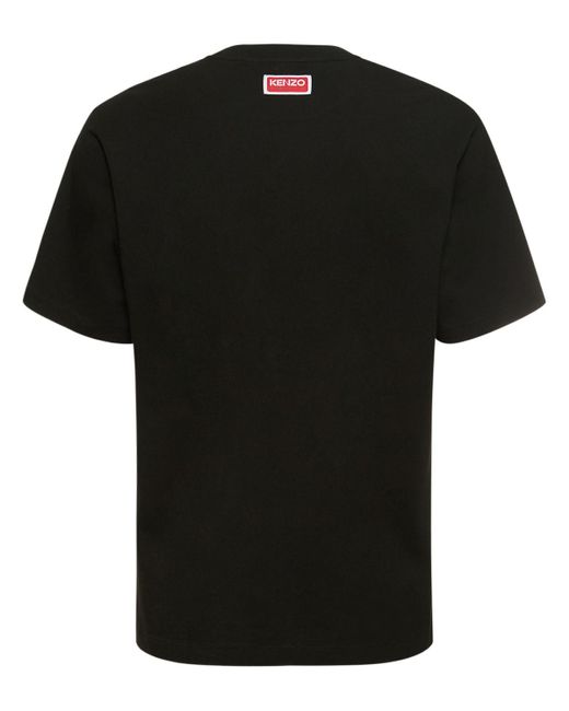 KENZO Klassisches T-Shirt "Boke Flower" in Black für Herren