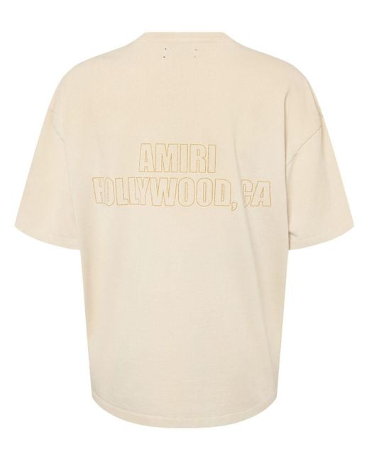 Hombre Camiseta De Algodón Amiri de hombre de color White