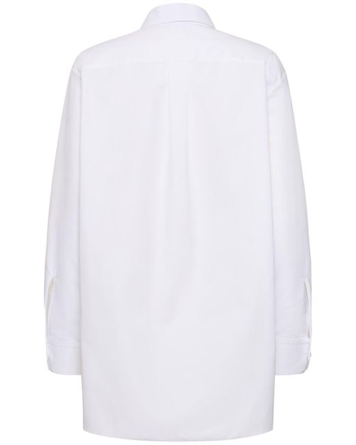 Valentino ポプリンシャツ White