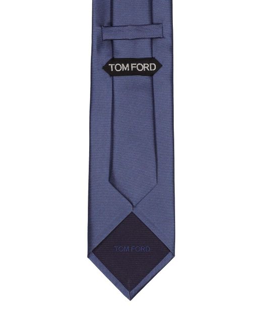 Tom Ford Blue 8cm Solid Silk Twill Tie for men