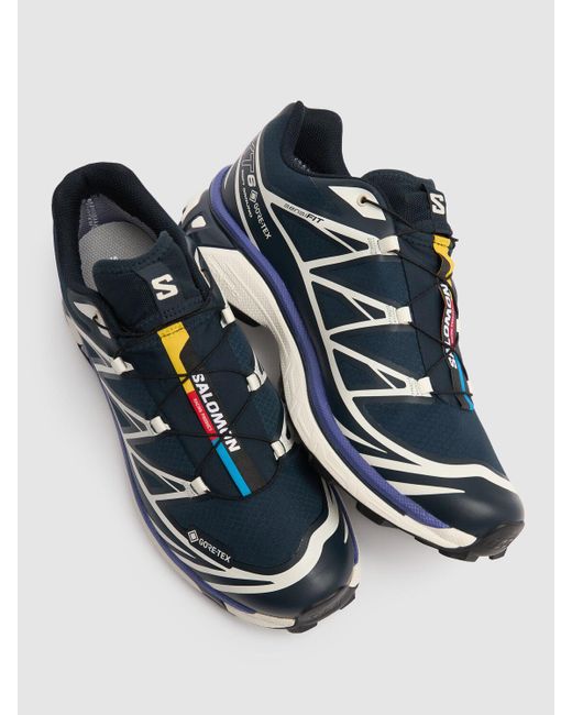 Salomon Blue Xt-6 Advanced Gore-Tex Sneakers