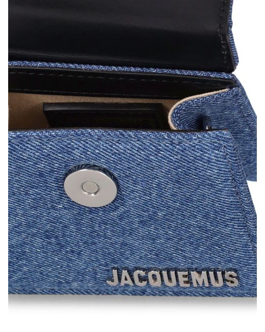 Jacquemus Le Chiquito デニムトップハンドルバッグ Blue