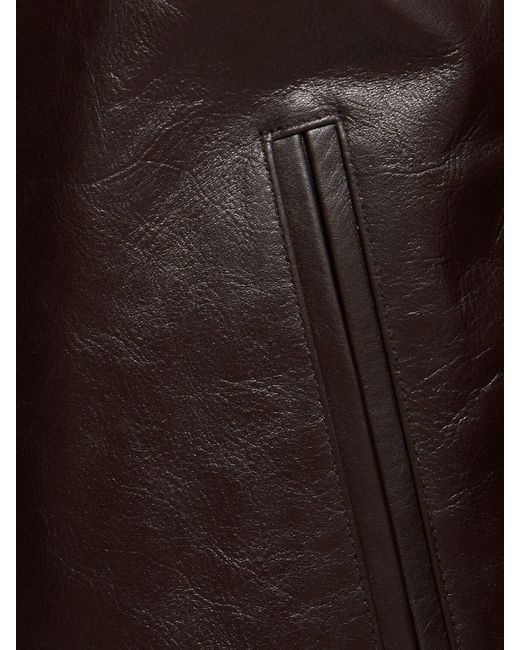 DUNST Unisex-lederjacke Mit Reißverschluss in Black für Herren
