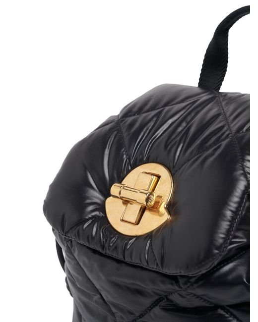 Moncler Black Puf Quilted Nylon Backpack