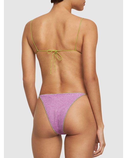 Oseree Purple Bandeau-bikini "lumiere"