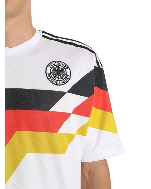 adidas Originals Germany 1990 Football Jersey in White for Men | Lyst