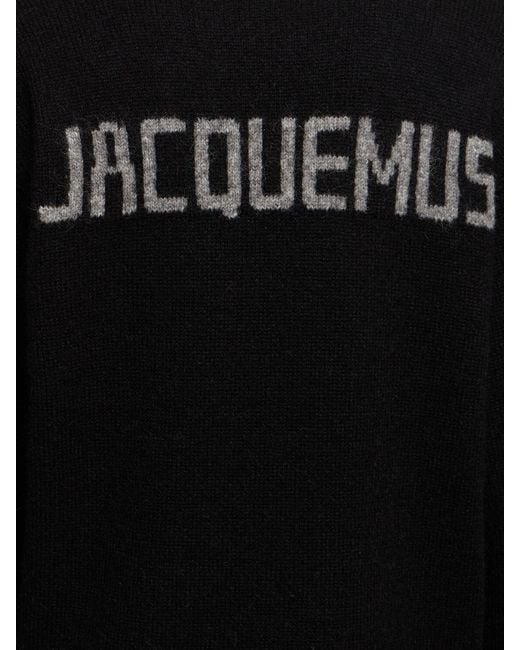 Pull-over en alpaga mélangé le pull Jacquemus pour homme en coloris Black
