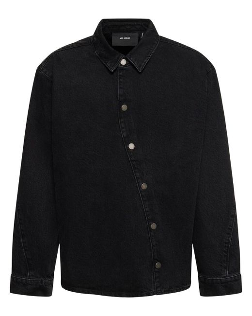 Axel Arigato Black Twist Cotton Shirt for men