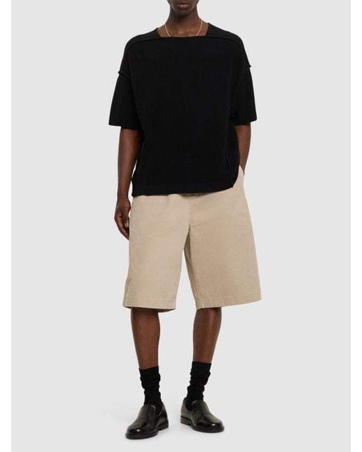 メンズ Entire studios Knit Block T-shirt Black