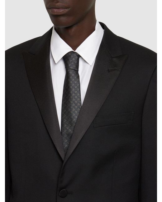 Gucci Multicolor 7cm Gubit Silk Tie for men