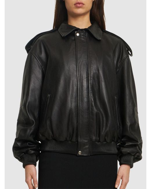 Manokhi Black Lederjacke "daya"