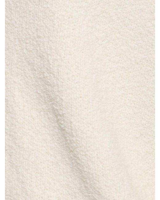 Loulou de Saison Bahia コットンブレンドセーター Natural