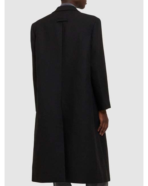 メンズ Fear Of God ウールリラックスオーバーコート Black