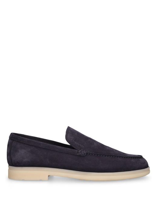 Church's Blue Greenfield Suede Loafers for men