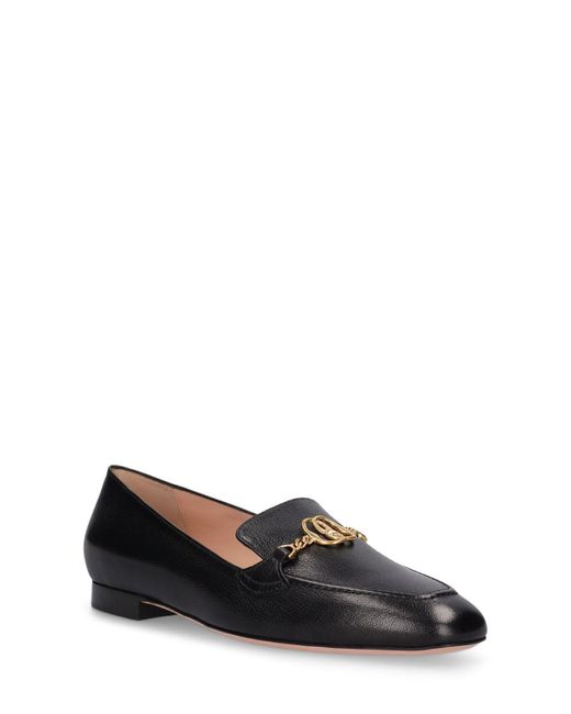 Bally Black 10Mm Obrien Leather Loafers