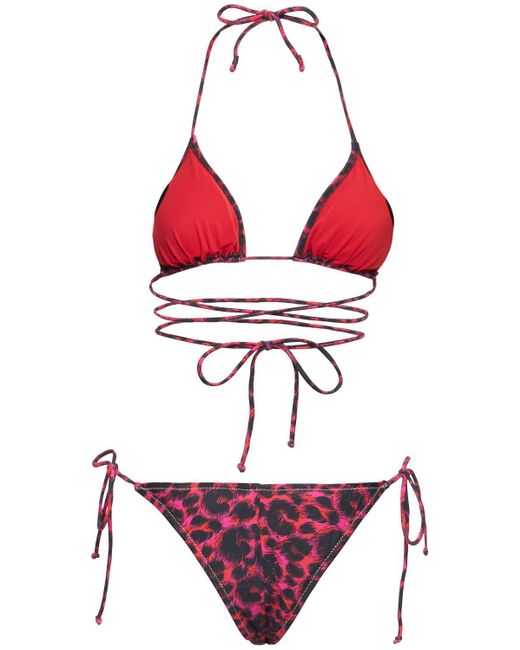 Reina Olga Red Miami Wraparound Bikini