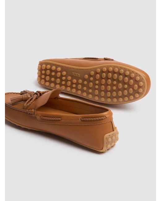 Tod's Napa レザーローファー 10mm Brown