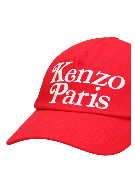KENZO Red Kenzo X Verdy Cotton Baseball Cap for men