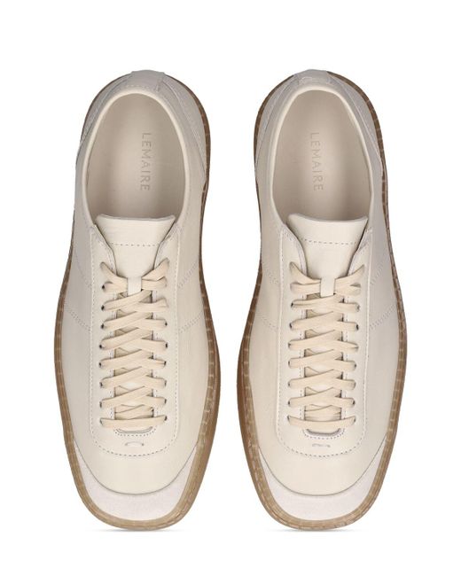 Lemaire Natural Leather Low Top Sneakers for men