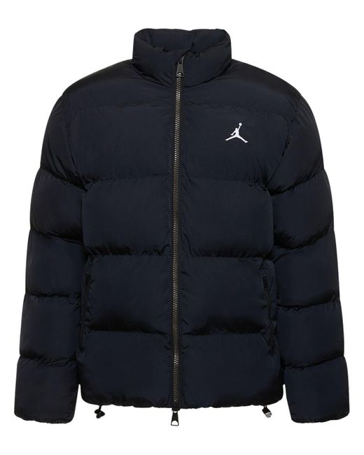 Nike Blue Jordan Essentials Nylon Puffer Jacket for men