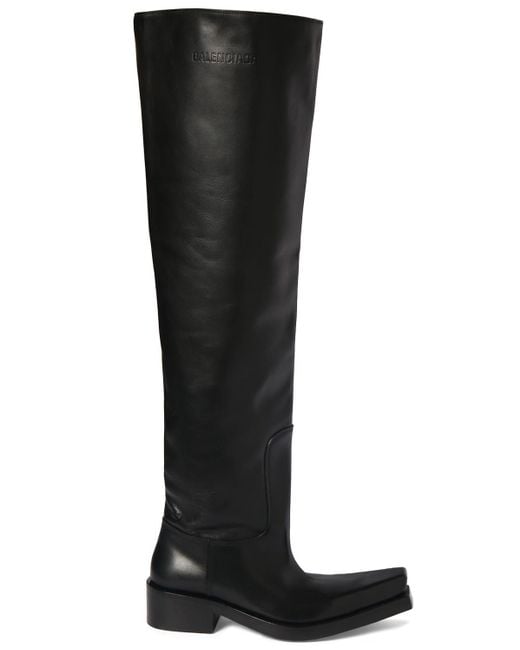 Bottes santiago noires Balenciaga pour homme en coloris Noir Lyst