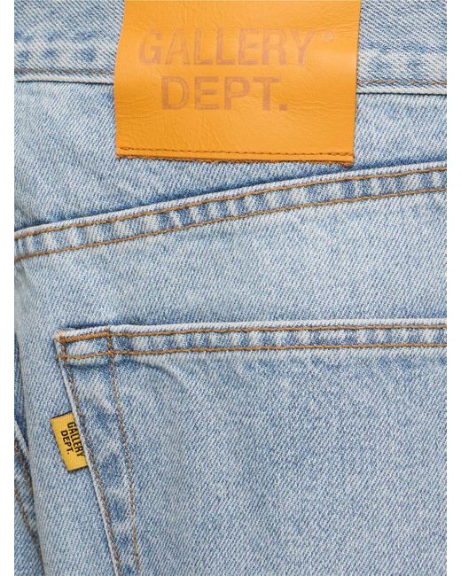 GALLERY DEPT. Blue Trent Color Block Denim Jeans for men