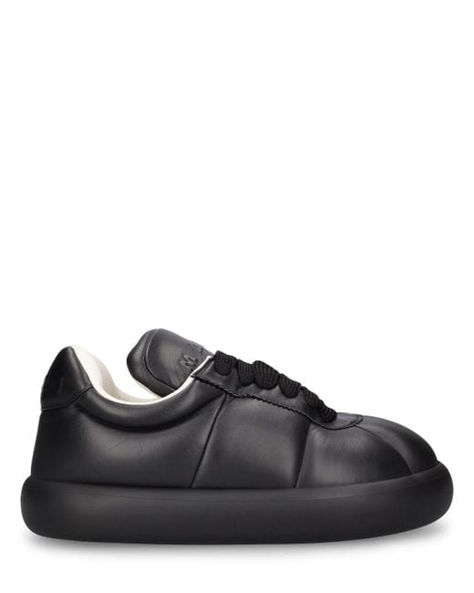 Sneakers basses en cuir souple Marni pour homme en coloris Black