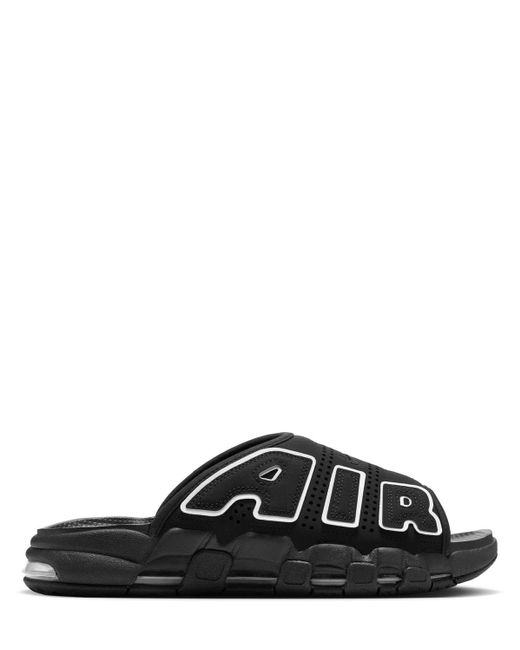 Sandalias planas air more uptempo Nike de hombre de color Black