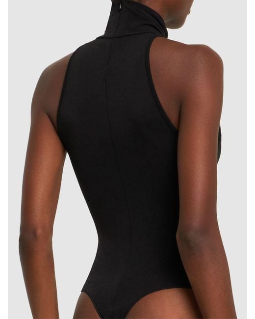 ANDAMANE Black Norah Sleeveless Bodysuit